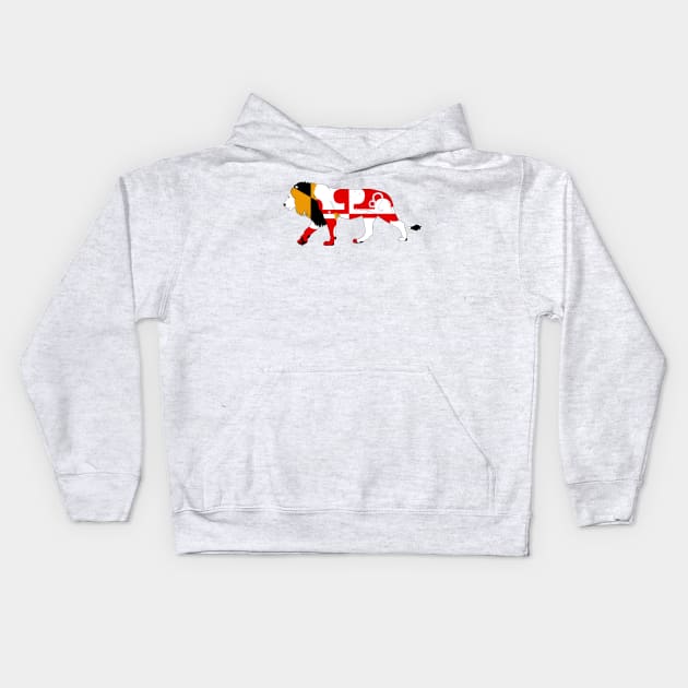 Leo (Maryland) Kids Hoodie by ziafrazier